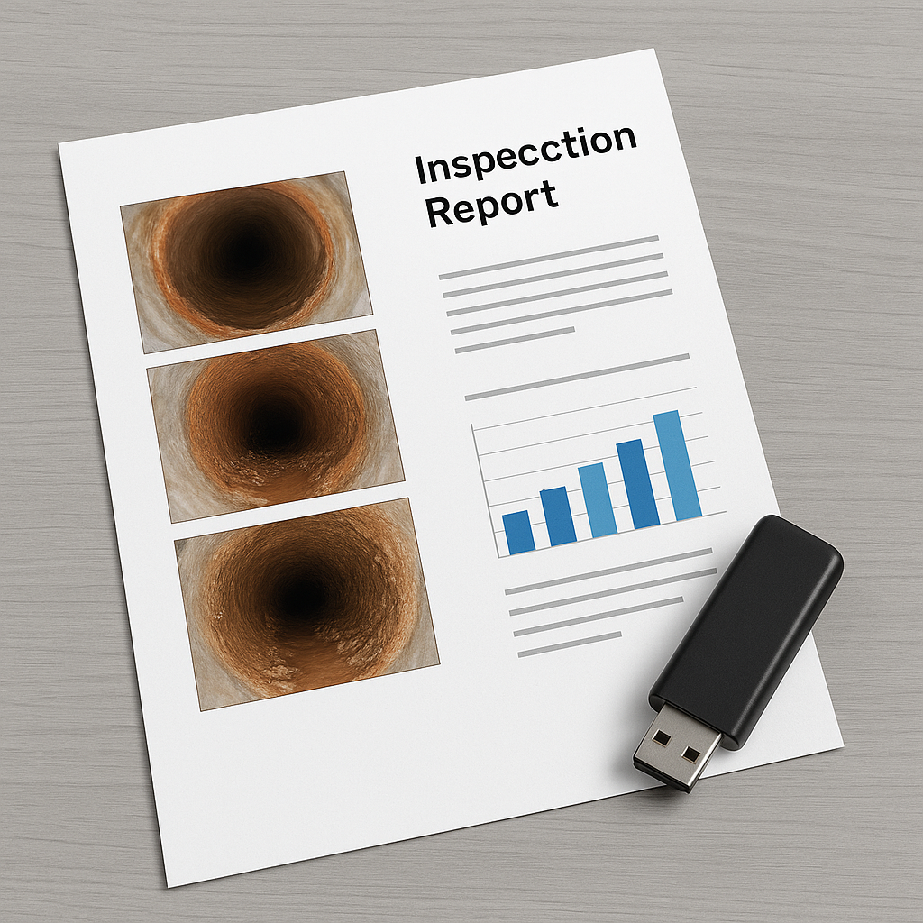 Report dettagliati videoispezione